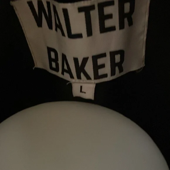 Walter Baker Green Double-Breasted Jacket 100% lamb leather